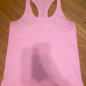 Pink Swiftly Tech Lululemon Tank, size 10